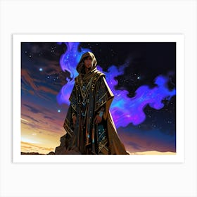 Man In A Robe 1 Art Print