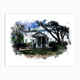 Government House, Belize City, Belize Art Print