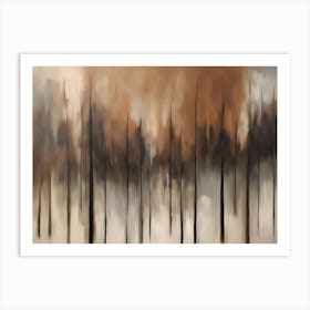 Abstract Of Trees 1 Art Print