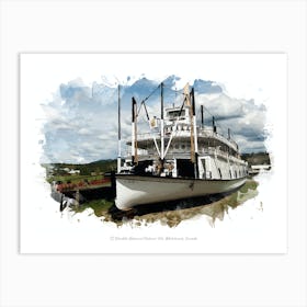 Ss Klondike National Historic Site, Whitehorse, Canada Art Print