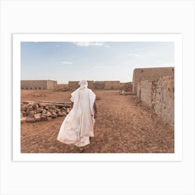 Walking Through Mauritania Art Print