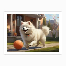 Samoyed Art Print