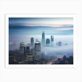 Shanghai Skyline Art Print