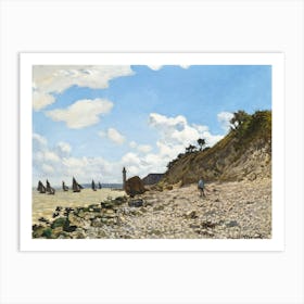 The Beach At Honfleur (1864–1866), Claude Monet Art Print