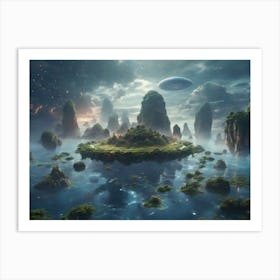 Alien Island Art Print