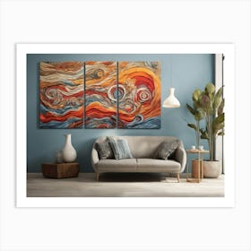 Abstract Painting 5 Art Print