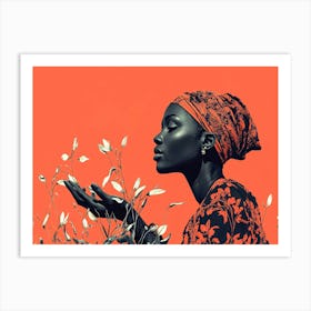 Portrait Of An African Woman Art Print