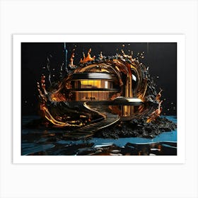 Fire House Art Print