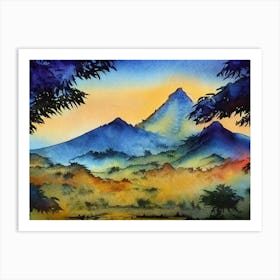 Mystic Twilight Reflections Art Print