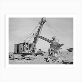 Road Construction, Gaines County, Texas By Russell Lee Art Print