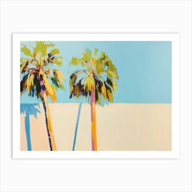 Minimalist Palm Trees Art Print