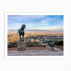 View Of cape town Rhodes Art Print