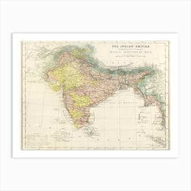 Second Edition Of The Imperial Gazetteer Of India (1885) Art Print