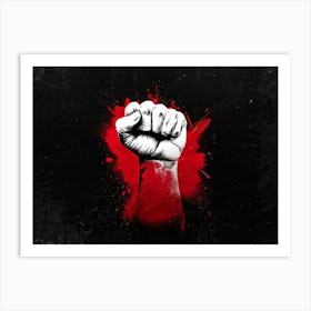 Fist In The Air 2 Art Print