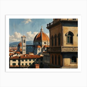 Florence City 1 Art Print