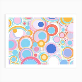 Abstract Circles 17 Art Print