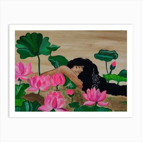 Lotus in the Mud Art Print