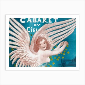 angel vintage Art Print