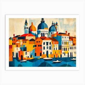 Venice Skyline Art Print