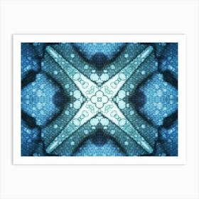 Blue Moonlight Abstraction Decor 1 Art Print