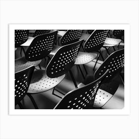 Rows Of Chairs Art Print