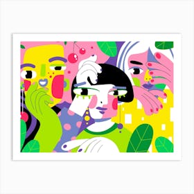 Group Of People 2 Art Print