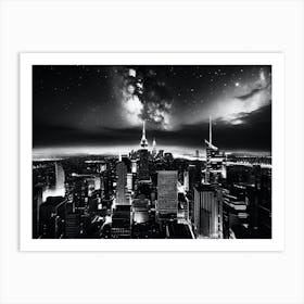 New York City At Night 21 Art Print