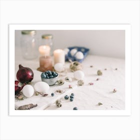 Easter Table 8 Art Print