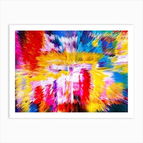 Acrylic Extruded Painting 147 Art Print