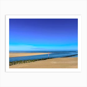 Beach At Dunkerque Art Print