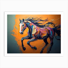 Horse Painting 2 Art Print