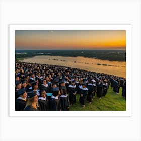 Graduation Ceremony 1 Art Print