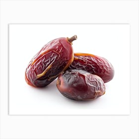 Dates On A White Background 2 Art Print