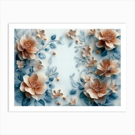 Floral Wallpaper 7 Art Print