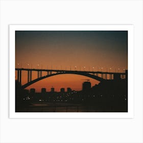 Sunsets in Porto Art Print