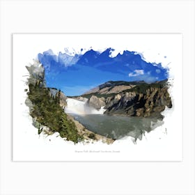 Virginia Falls, Northwest Territories, Canada Art Print