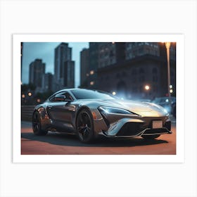 Futuristic Sports Car 6 Art Print