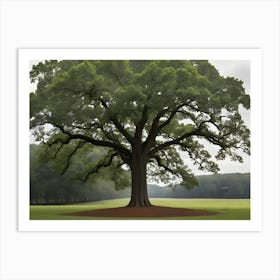 Oak Tree Art Print