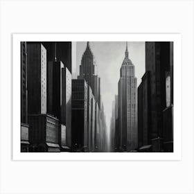 City painting 1 Art Print