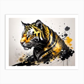 Tiger Painting 3 Art Print