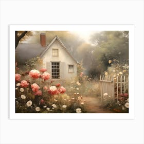 Rose Garden 1 Art Print