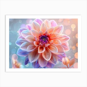 Dahlia Flower 4 Art Print