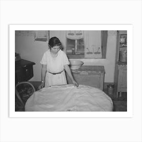 Untitled Photo, Possibly Related To Spanish American Woman Covering Dough So That Shaped Loaves Will Rise Art Print