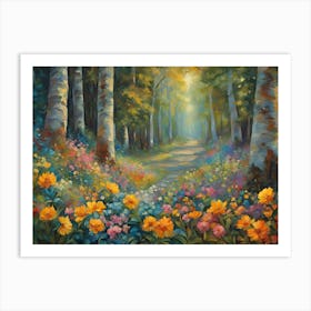 Forest Path Art Print