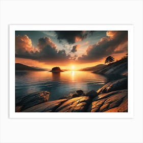 sunset 1 Art Print