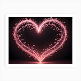 Heart Shaped Light Art Print