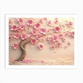 Sakura Tree 1 Art Print