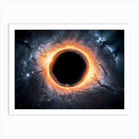 Black Hole Art Print