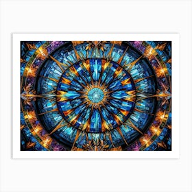 Stained Glass Window 4 Art Print