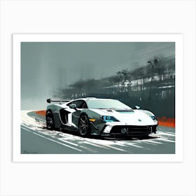 Lamborghini 214 Art Print